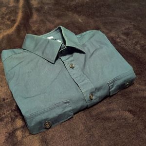 Men's Small Fitted Express Button-down